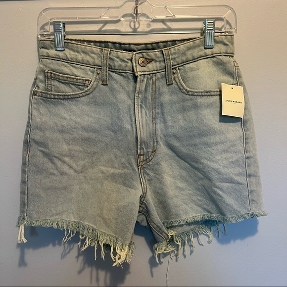 Lucky Brand Pants - Lucky Brand High Rise Cut Off Jean Shorts